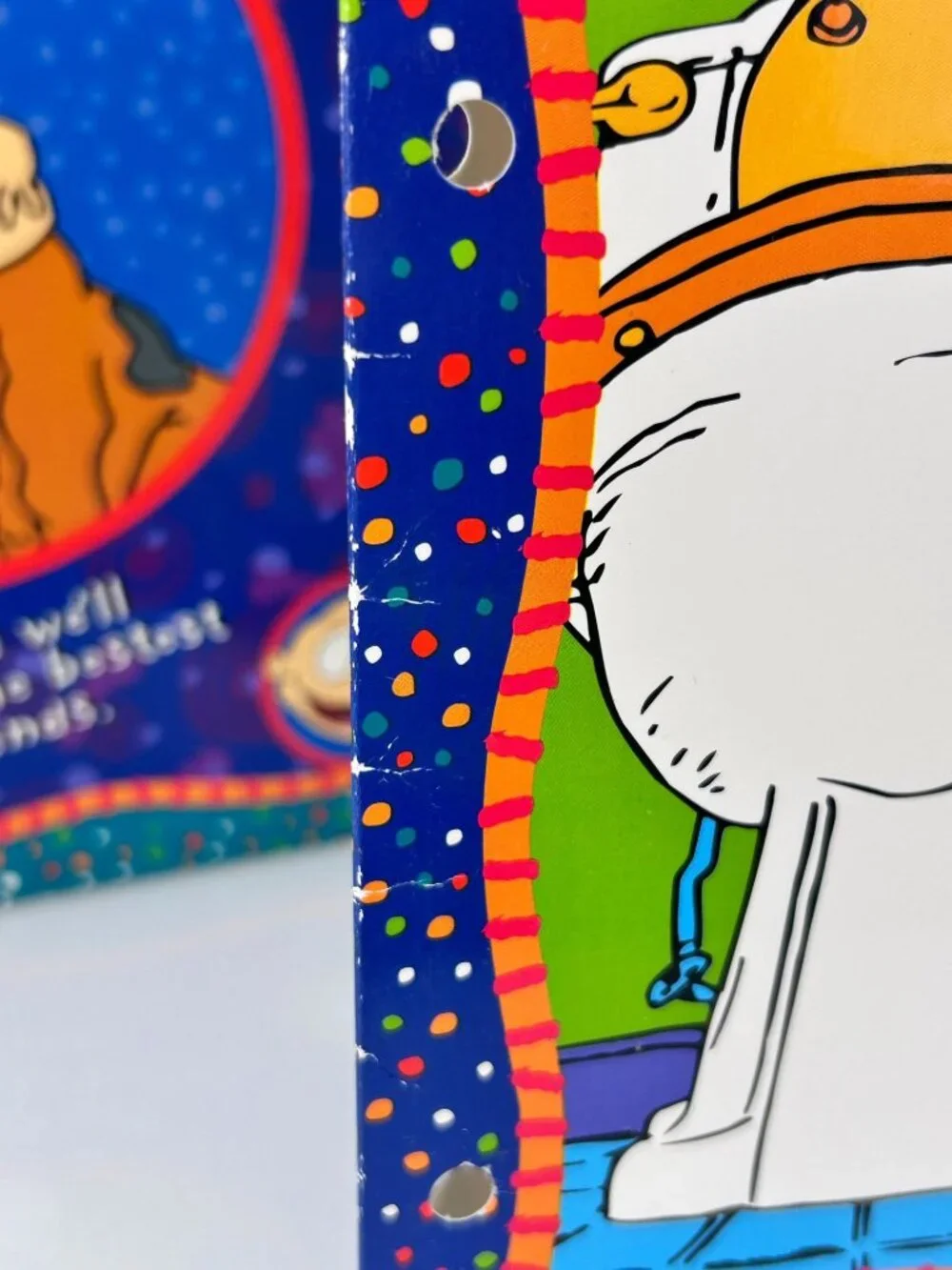 Rugrats Vintage Set of 3 School Paper Folders Tommy 90s Reptar Nickelodeon